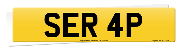 Registration number SER 4P